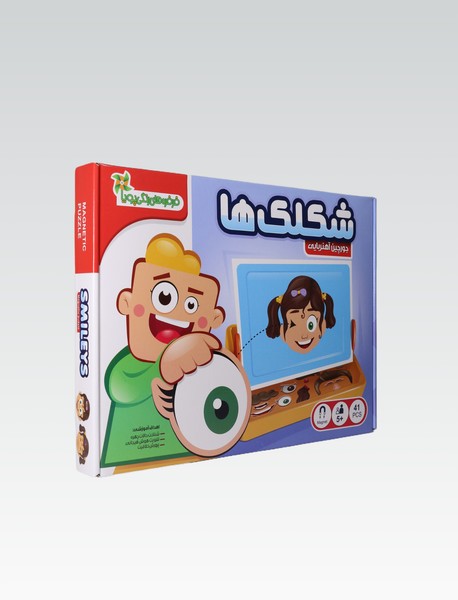 بازی جورچین آهنربایی شکلک ها