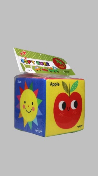 بازی مکعب نرم جغجغه ای